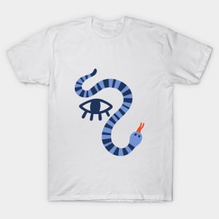 Cute Snake Eye Matisse Style Art T-Shirt